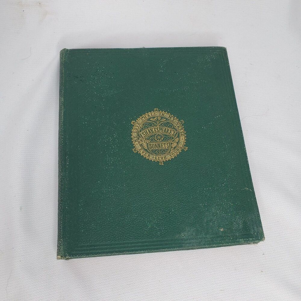Shakespeare's Sonnets 1865 Boston Ticknor and Fields